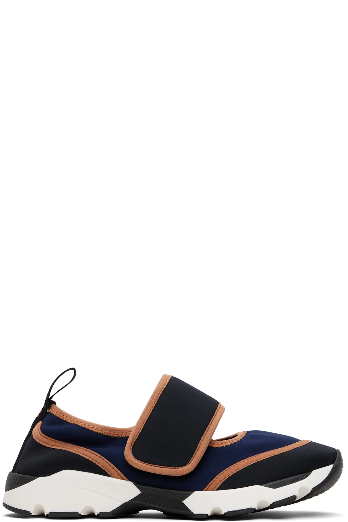 Navy Velcro Sneakers