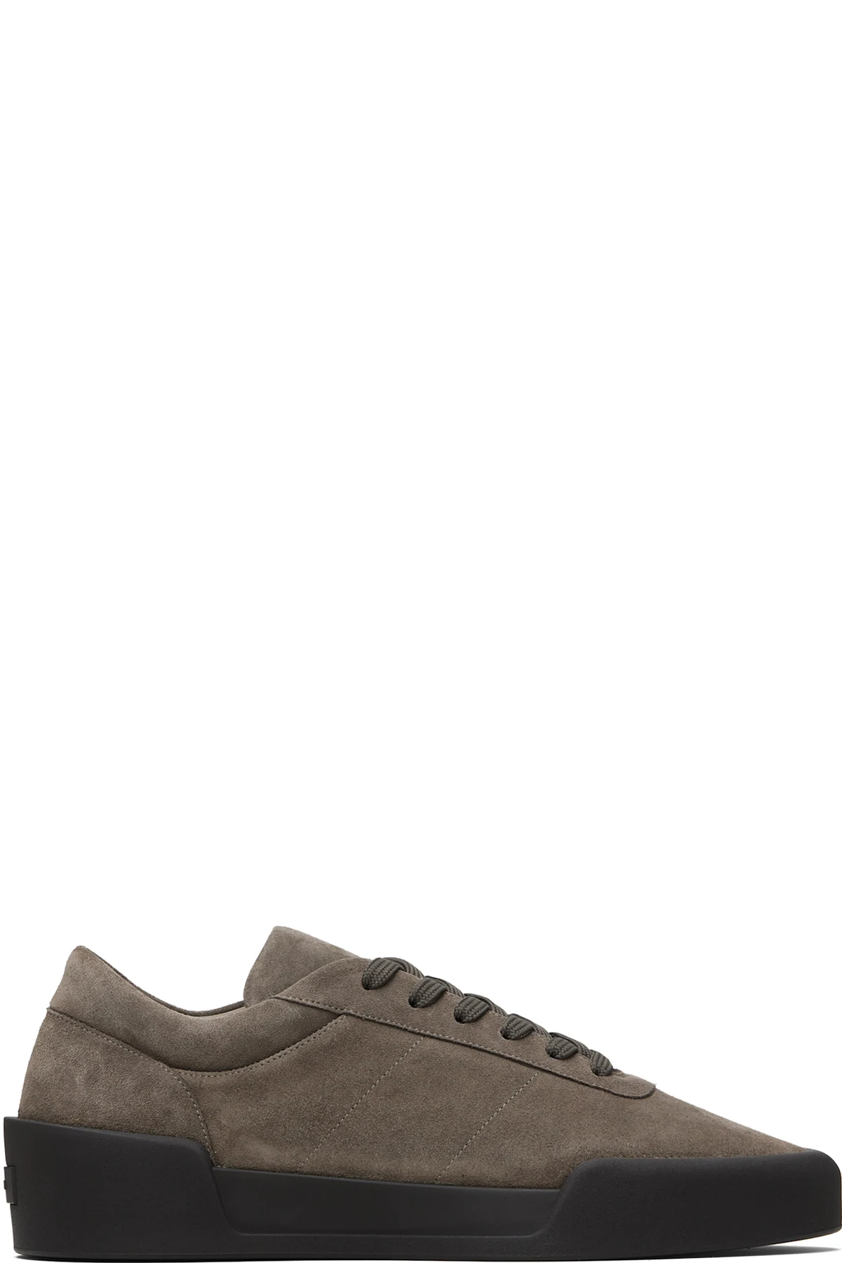Brown Suede Aerobic Low Sneakers
