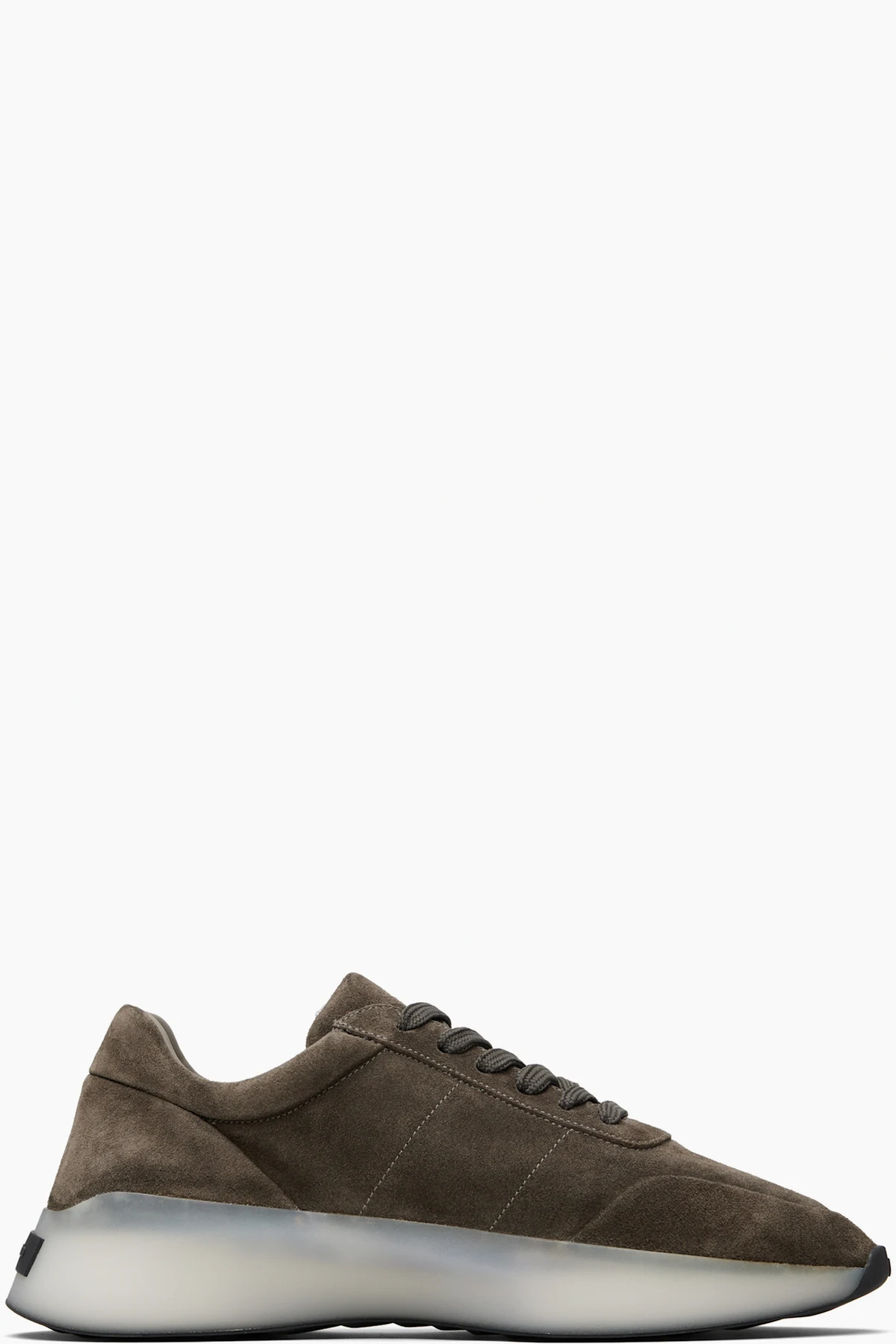 Taupe Suede Vintage Runner Sneakers