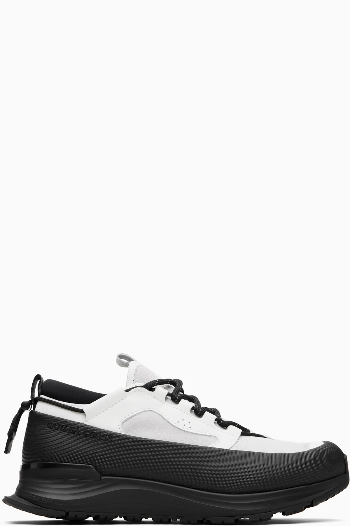 White & Black Glacier Trail Sneakers