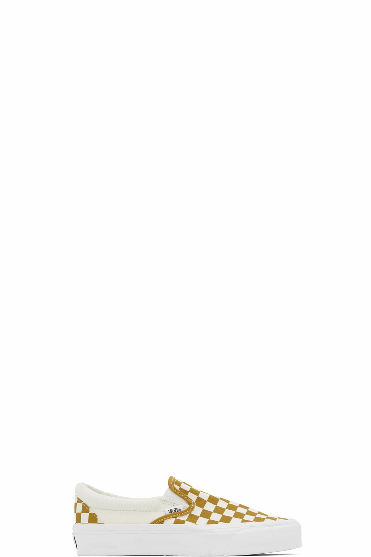 Off-White & Yellow Slip-On Reissue 98 LX Sneakers