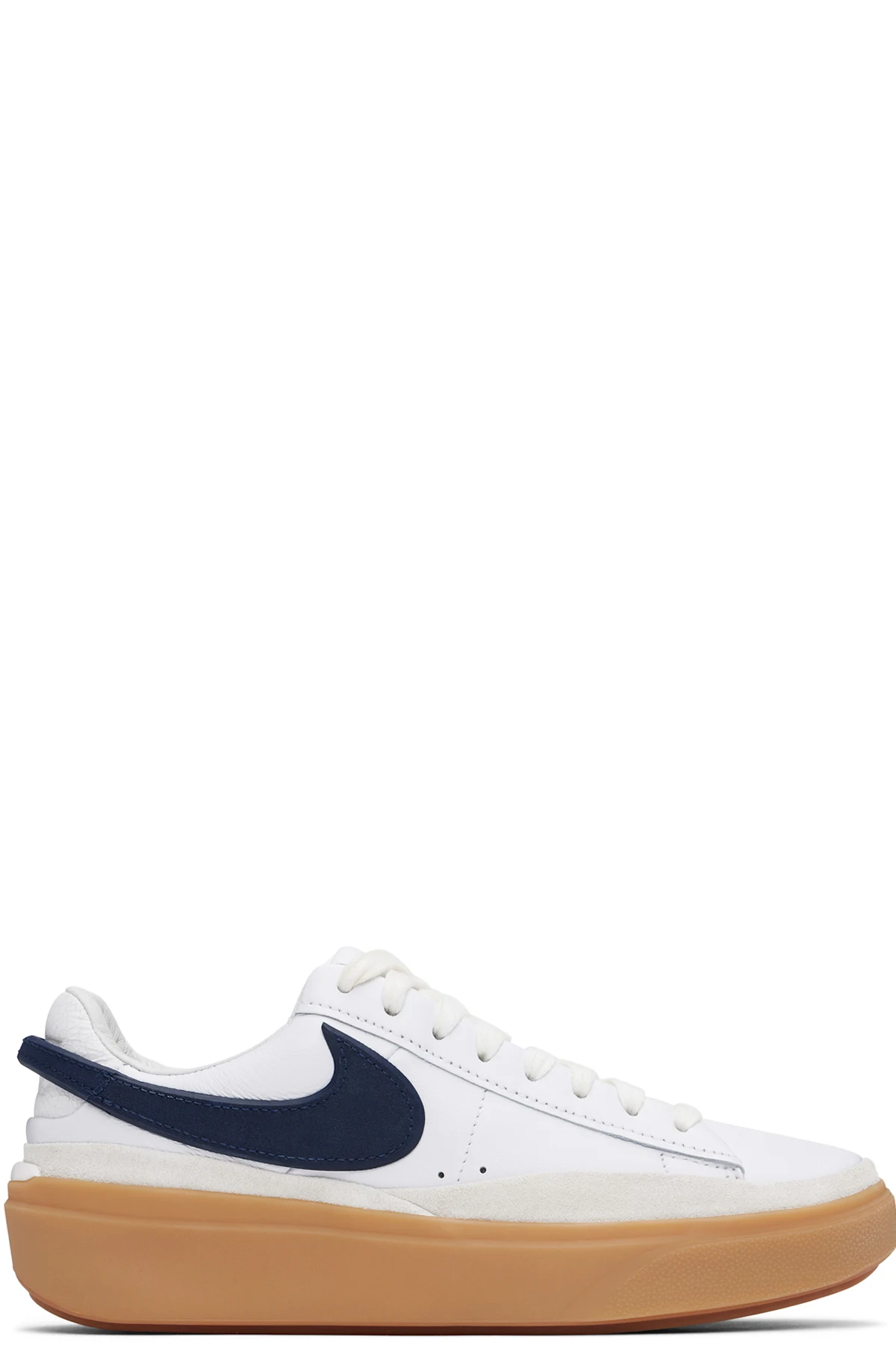 White & Navy Blazer Phantom Low Sneakers