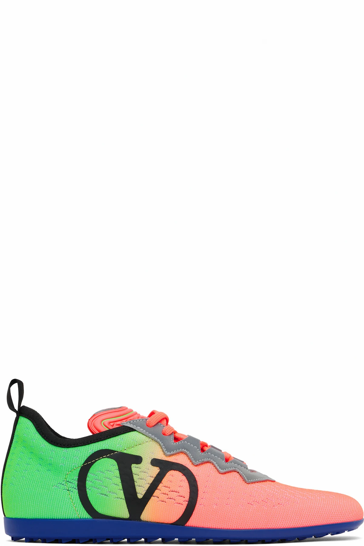 Green & Orange Chromathon Sneakers