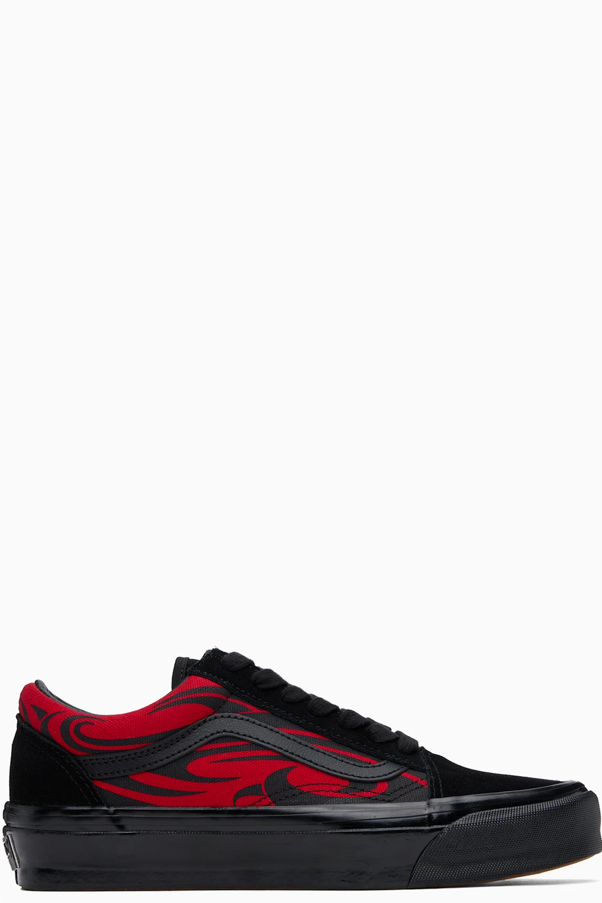 Black & Red Premium Old Skool Sneakers