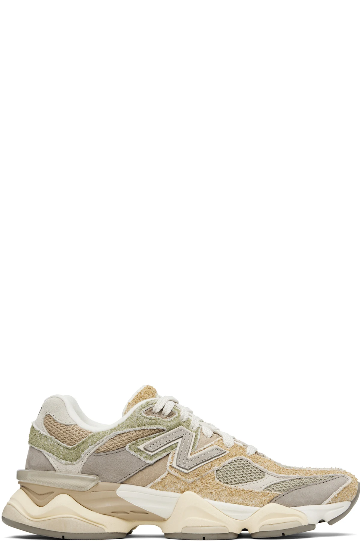 Green & Beige 9060 Sneakers