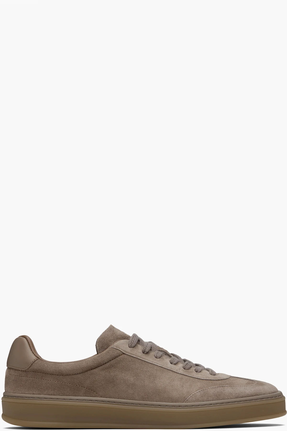 Brown BECKHAM Edition Low-Top Suede Sneakers