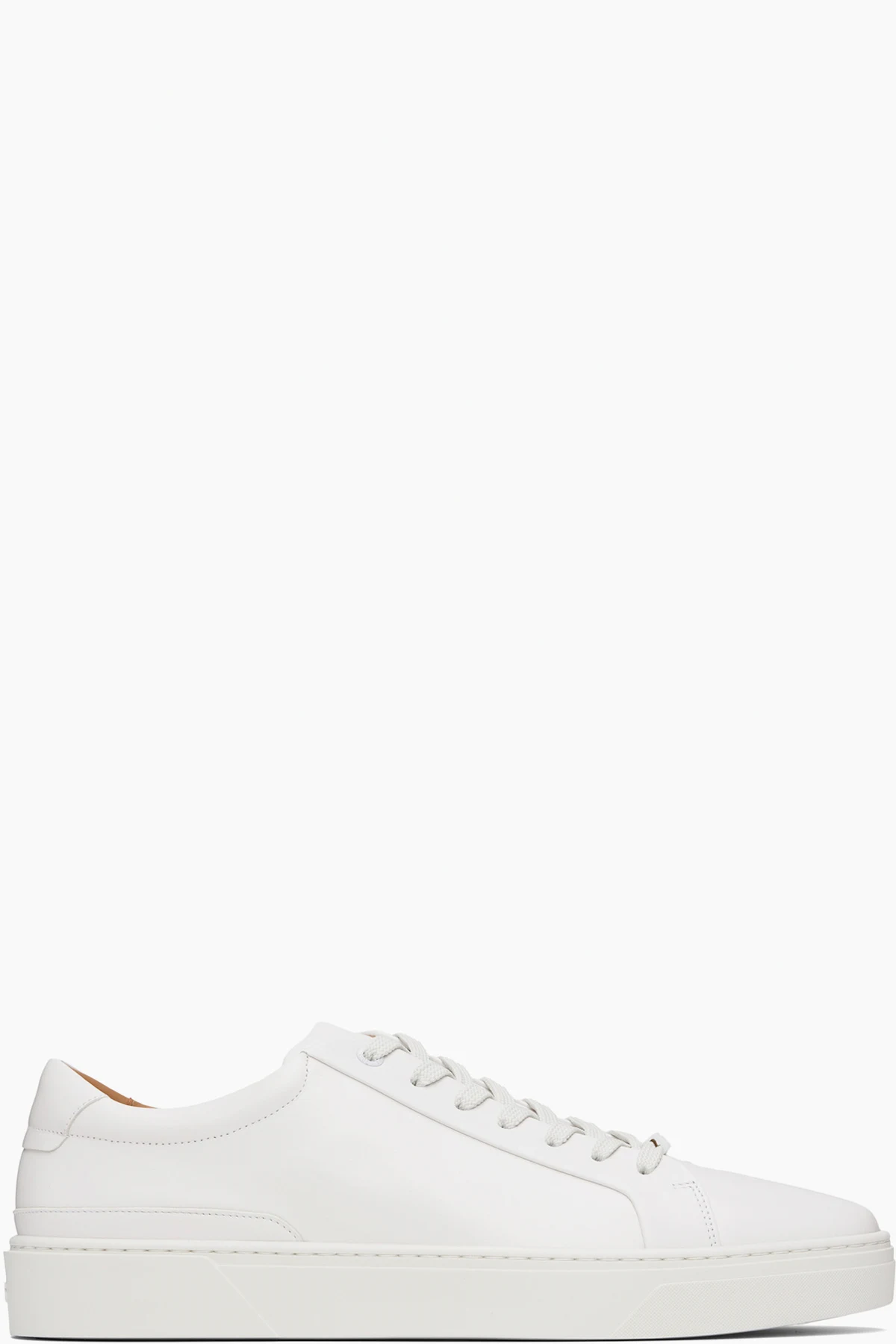 White Gary Leather Low-Top Sneakers