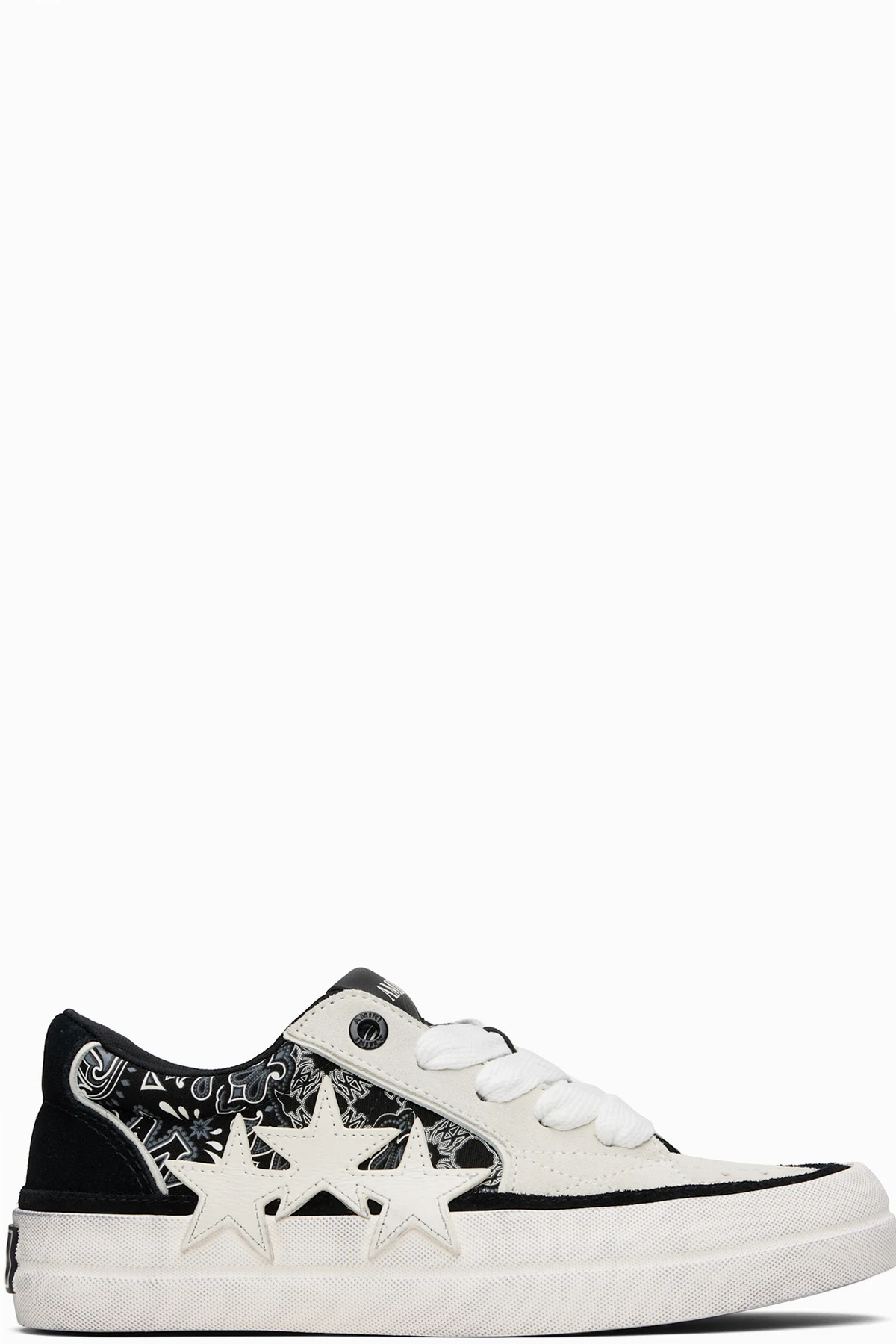 Black & White Bandana Sunset Skate Sneakers