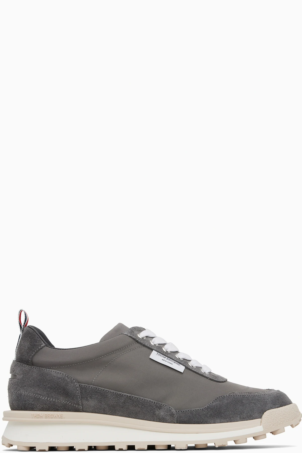 Gray Double Tech Nylon Alumni Sneakers