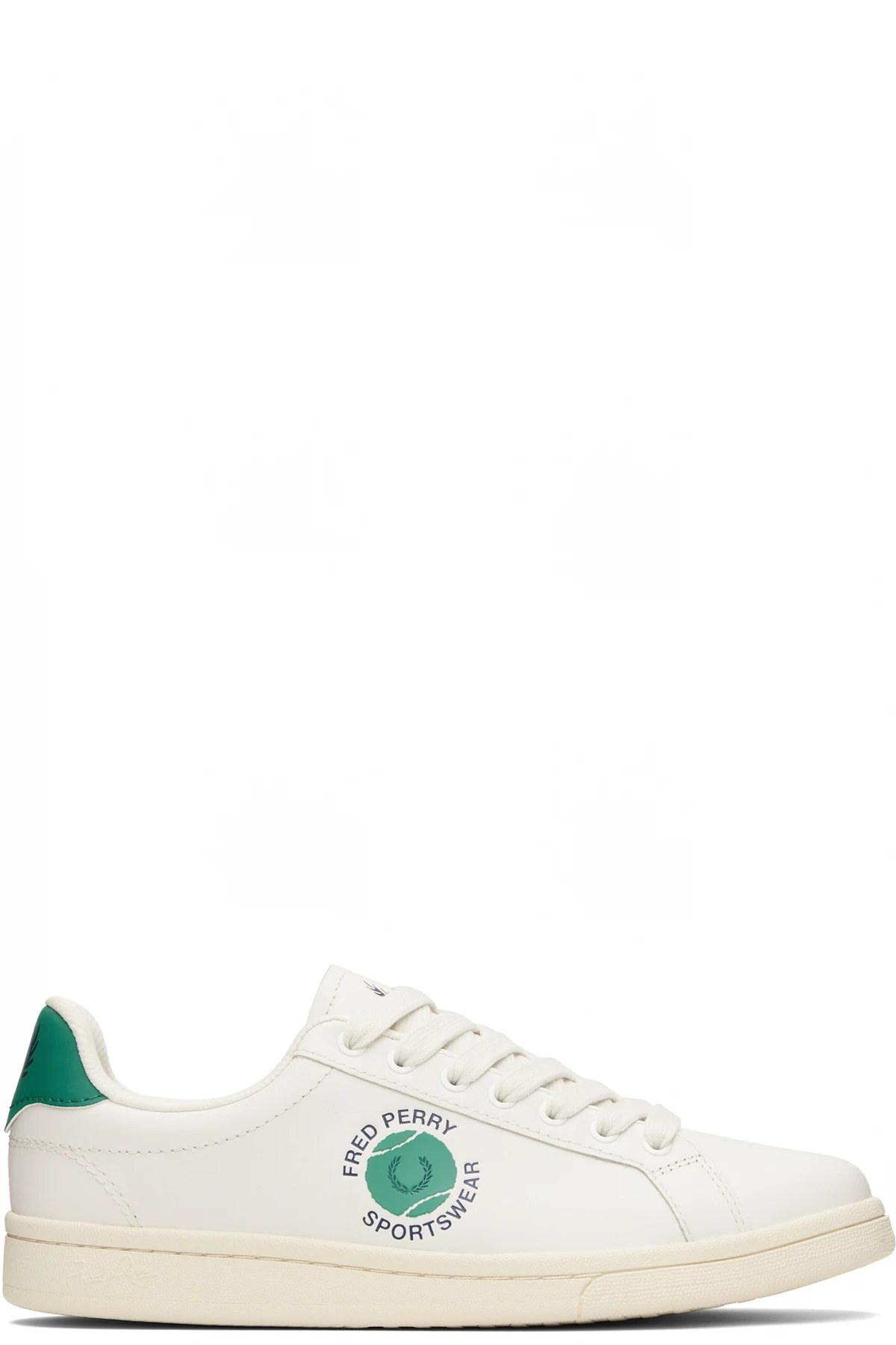 White B721 Leather Tennis Sneakers