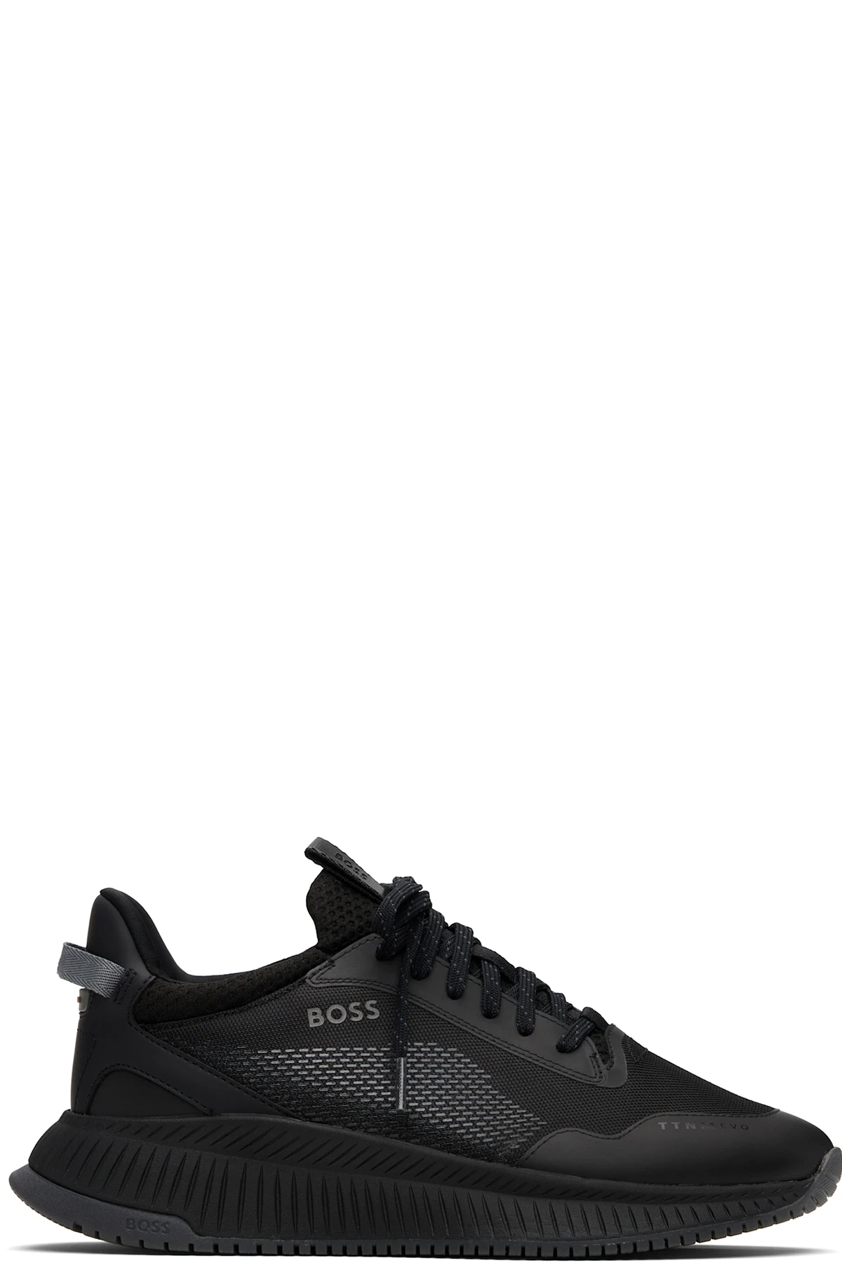 Black 'TTNM Evo' Knitted Sneakers