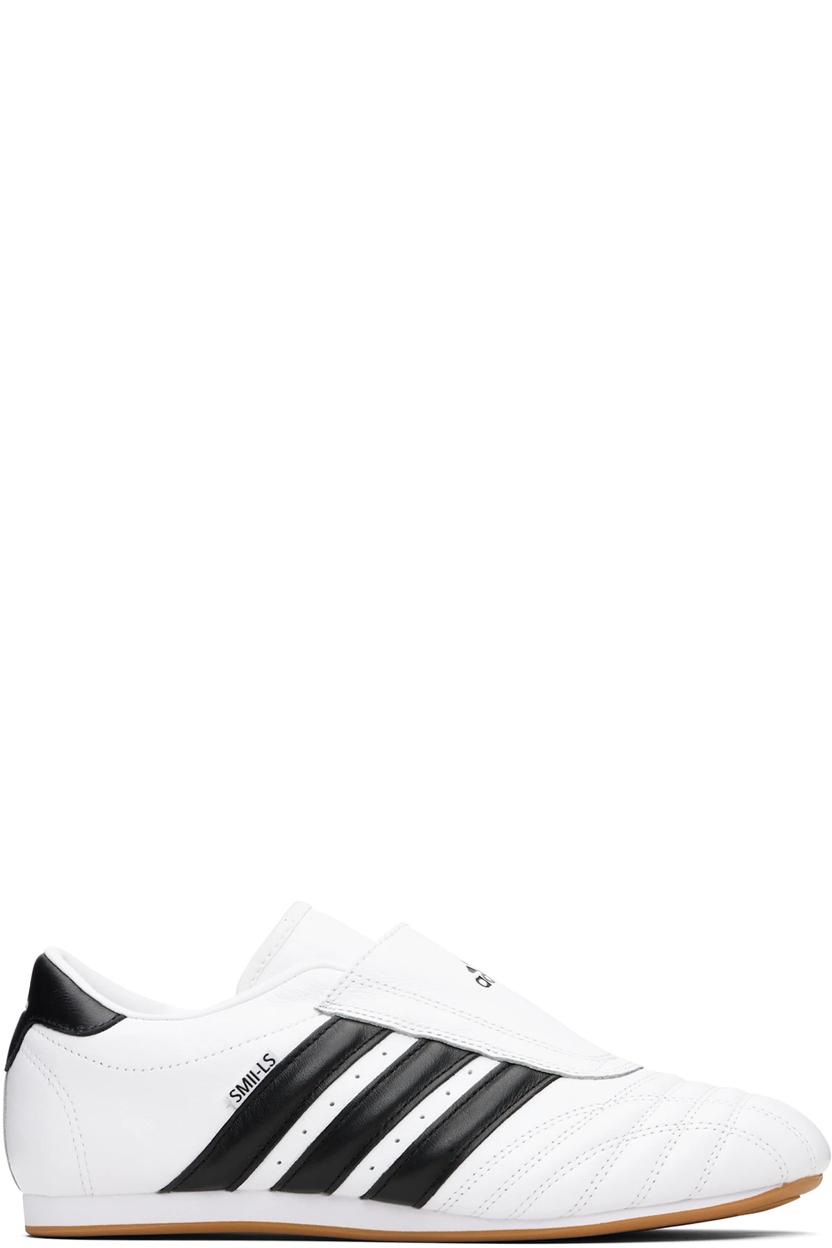 White & Black 'Adidas' Taekwondo Sneakers