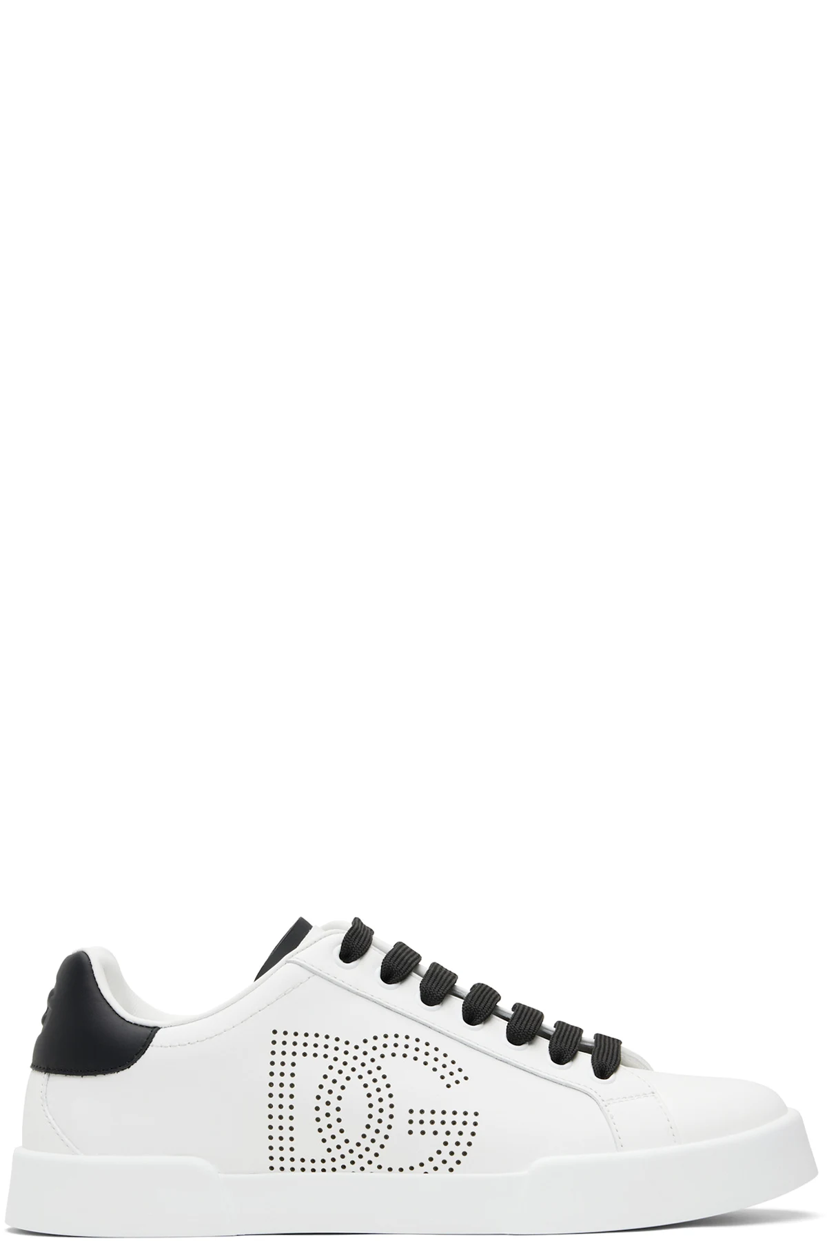 White Calfskin Portofino Sneakers