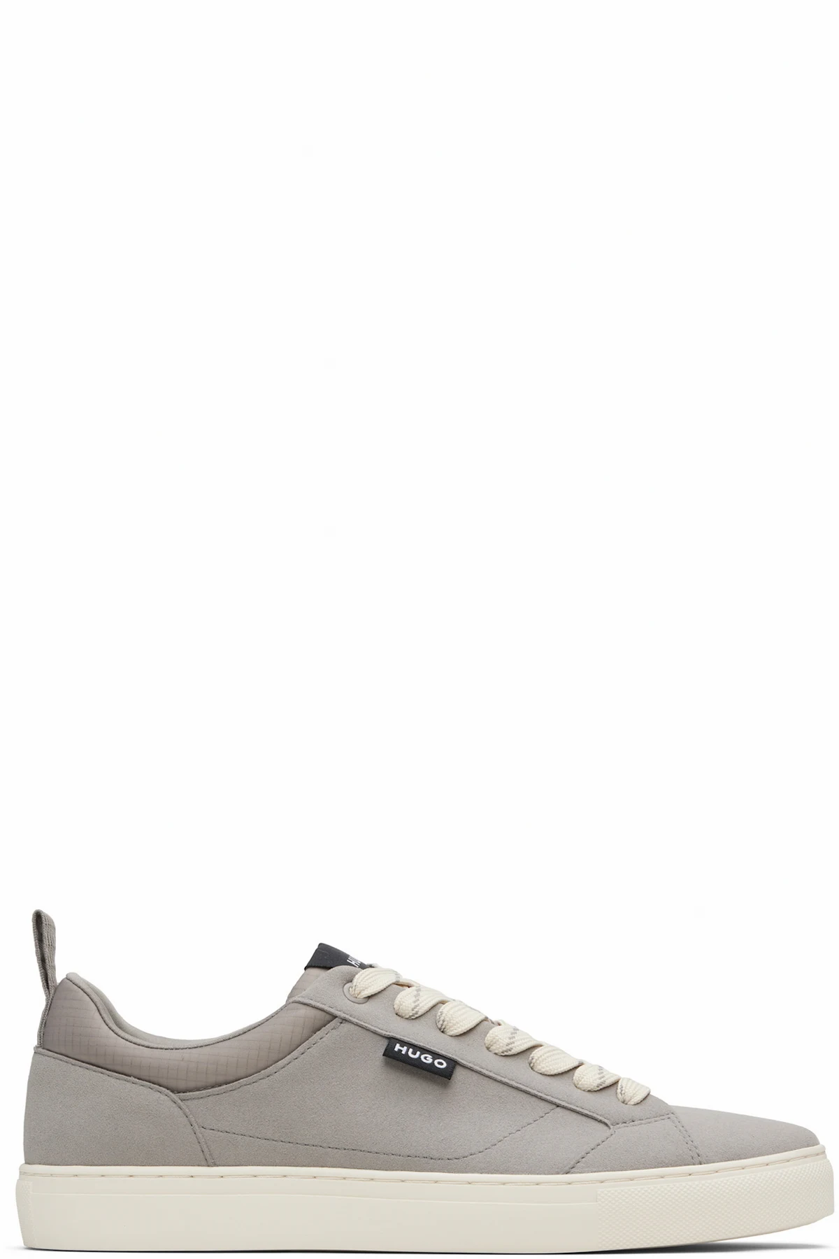 Gray Faux Suede Sneakers