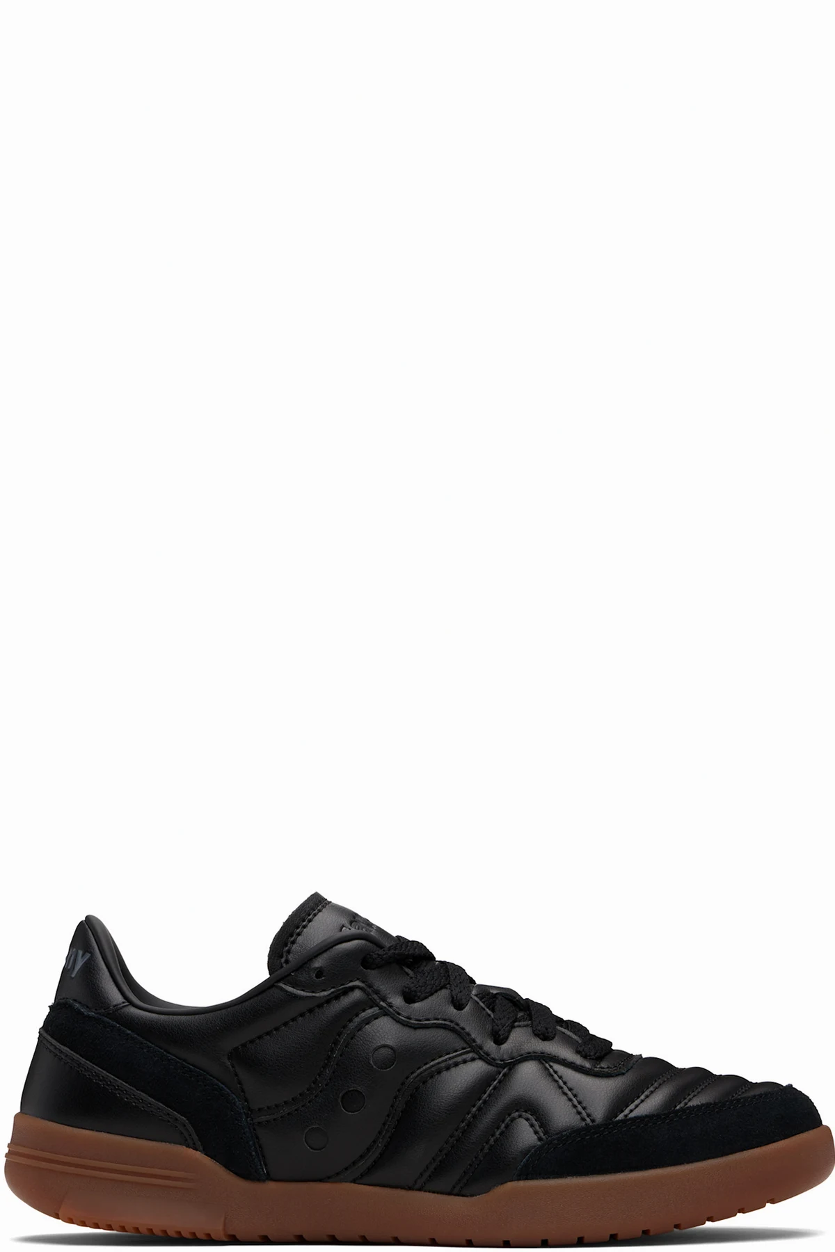 Black 586i Leather Sneakers
