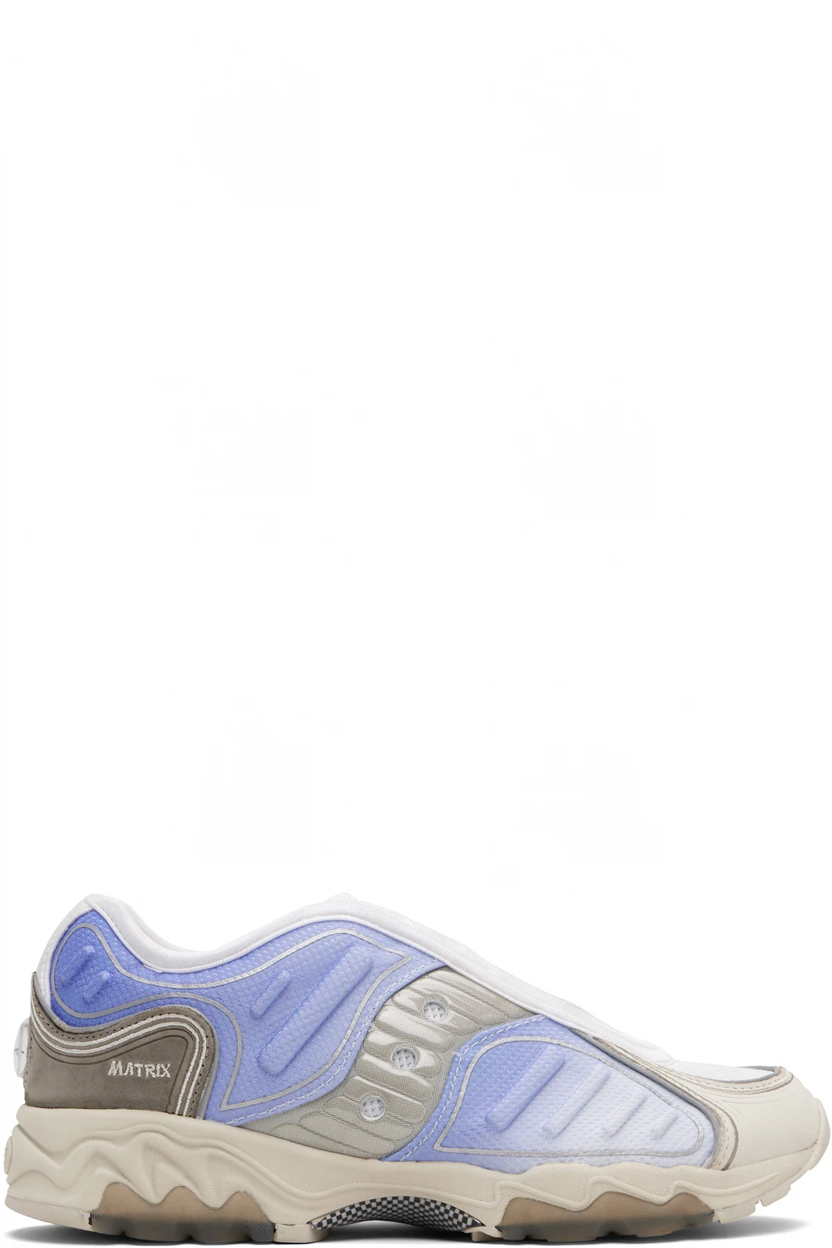 Blue & Gray Matrix Fade Sneakers