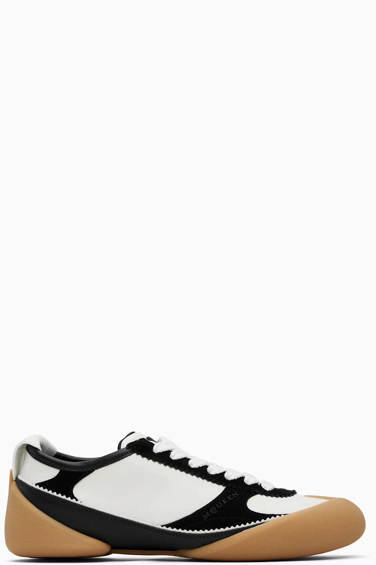 White & Black Flexion Sneakers