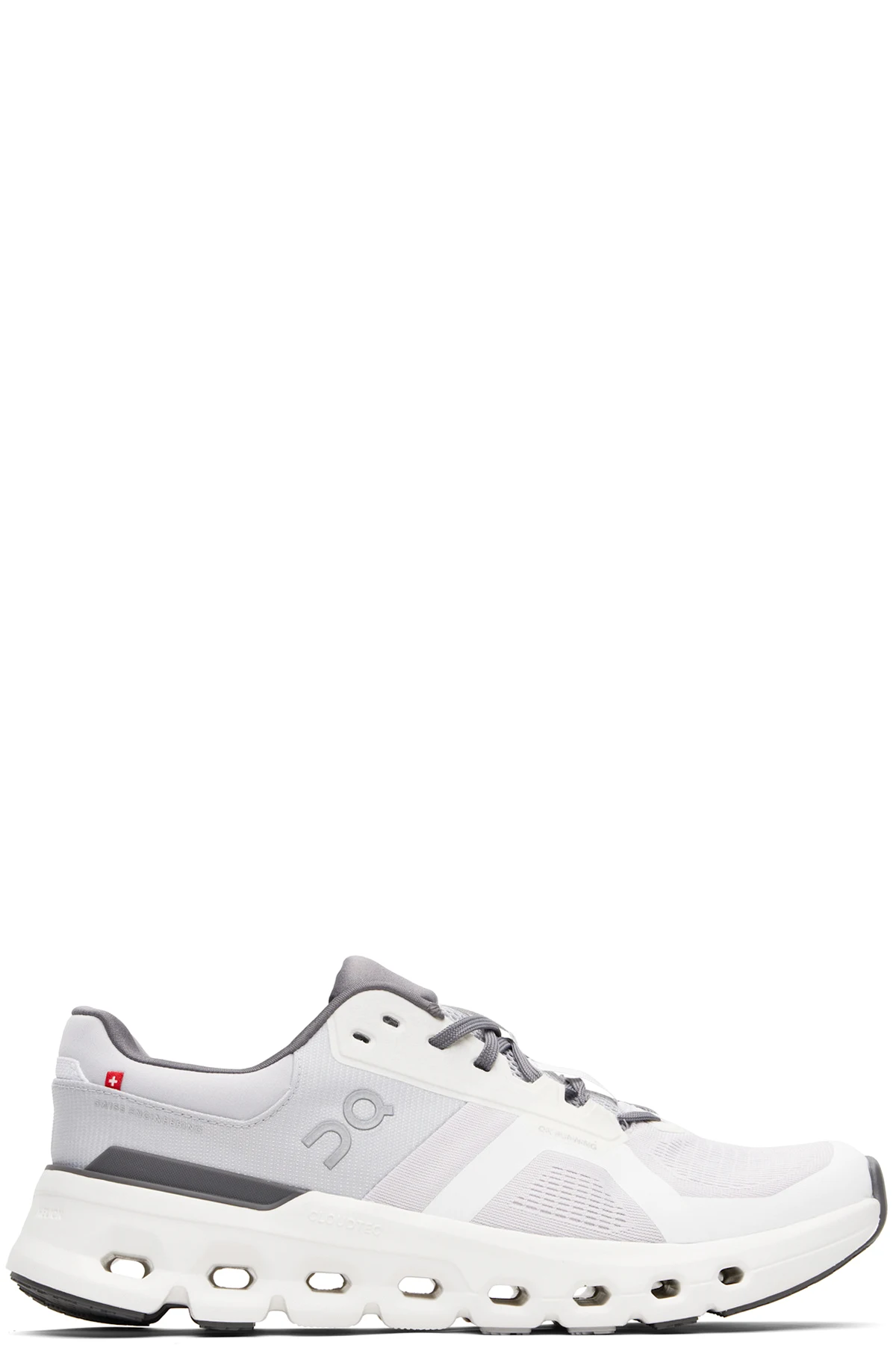 Gray & White Cloudrunner 2 Sneakers