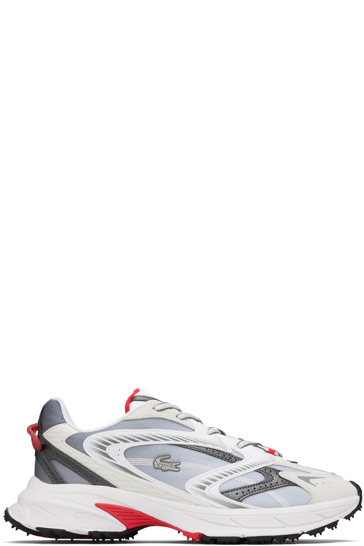 White & Gray L003 Neo Shot Sneakers