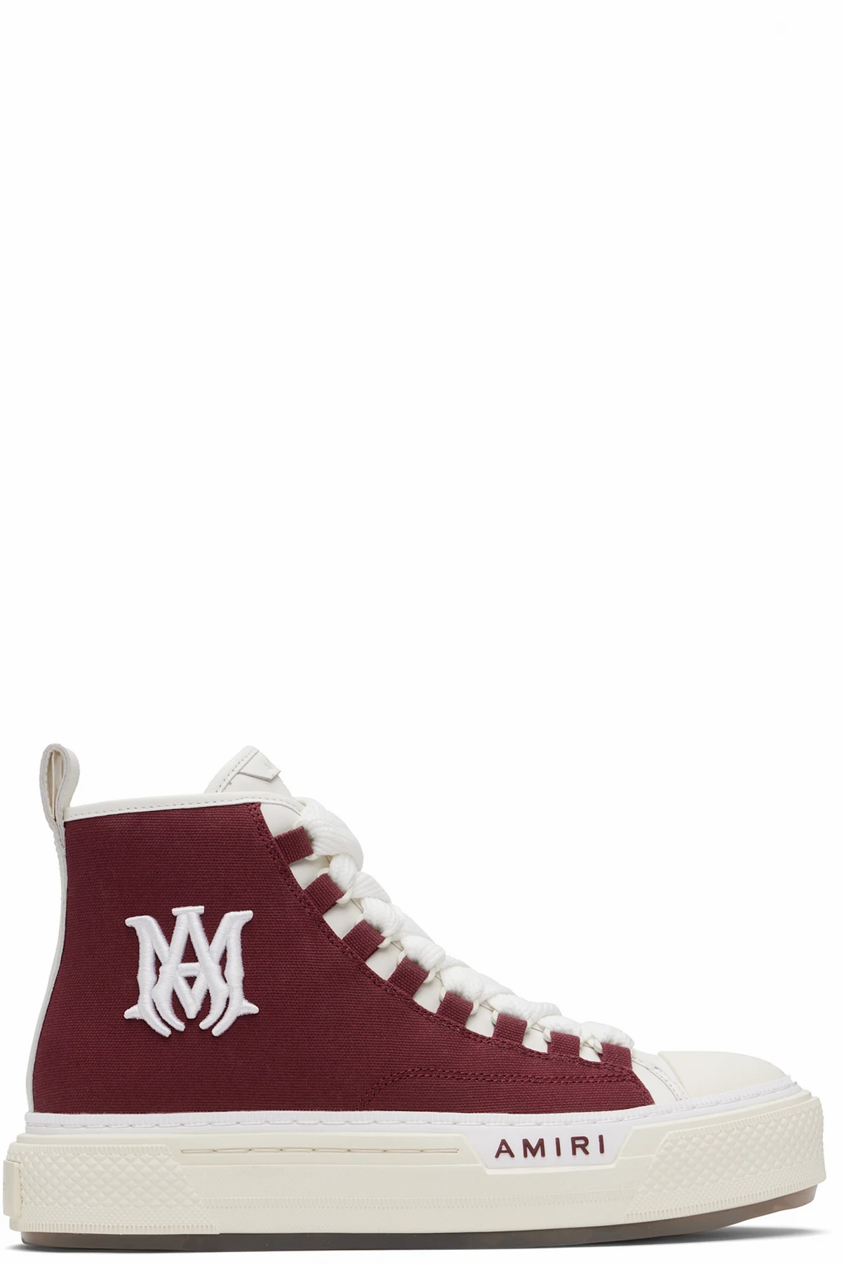 Burgundy Court Hi Sneakers