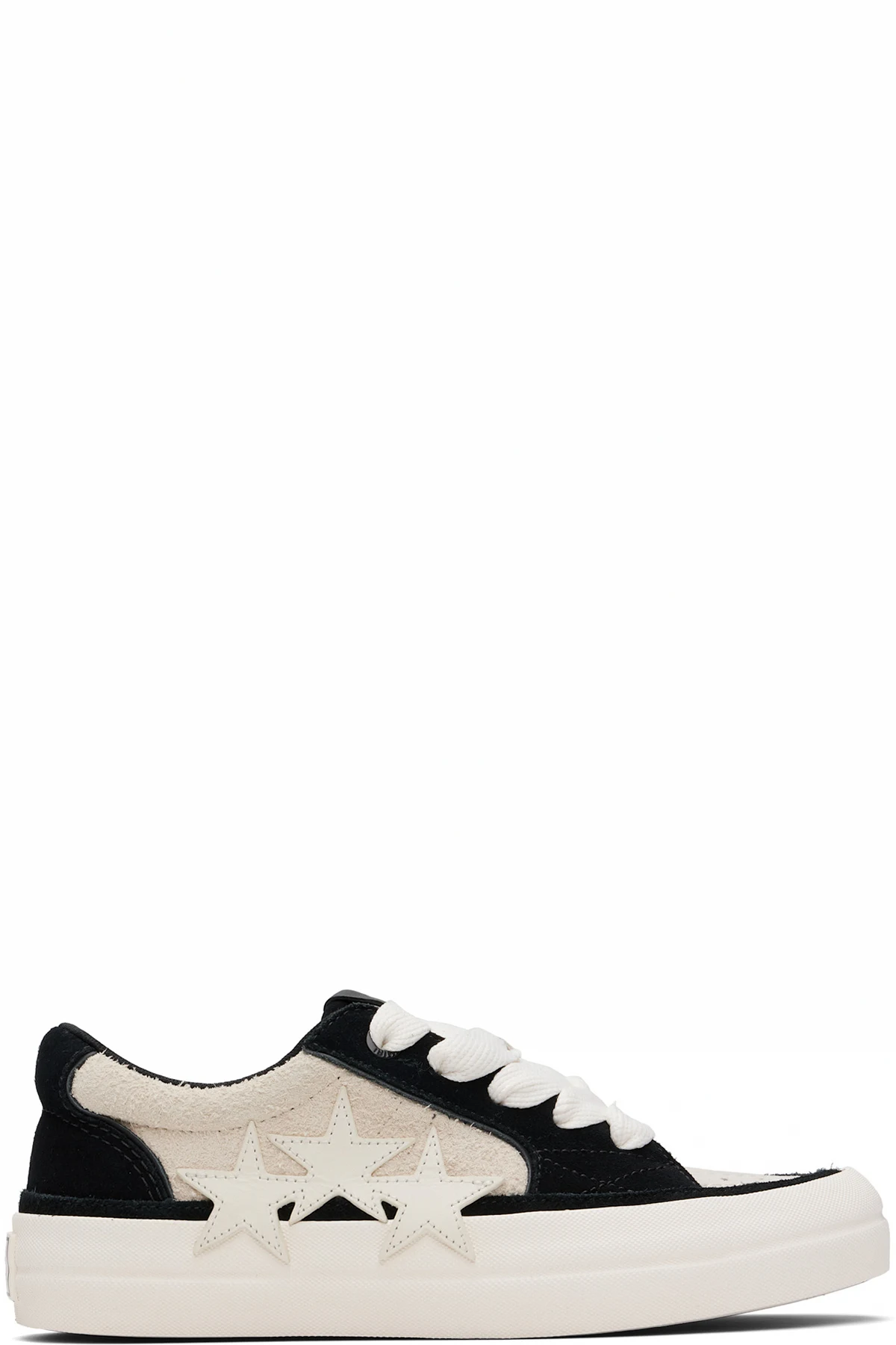 Black & Off-White Sunset Skate Low Sneakers
