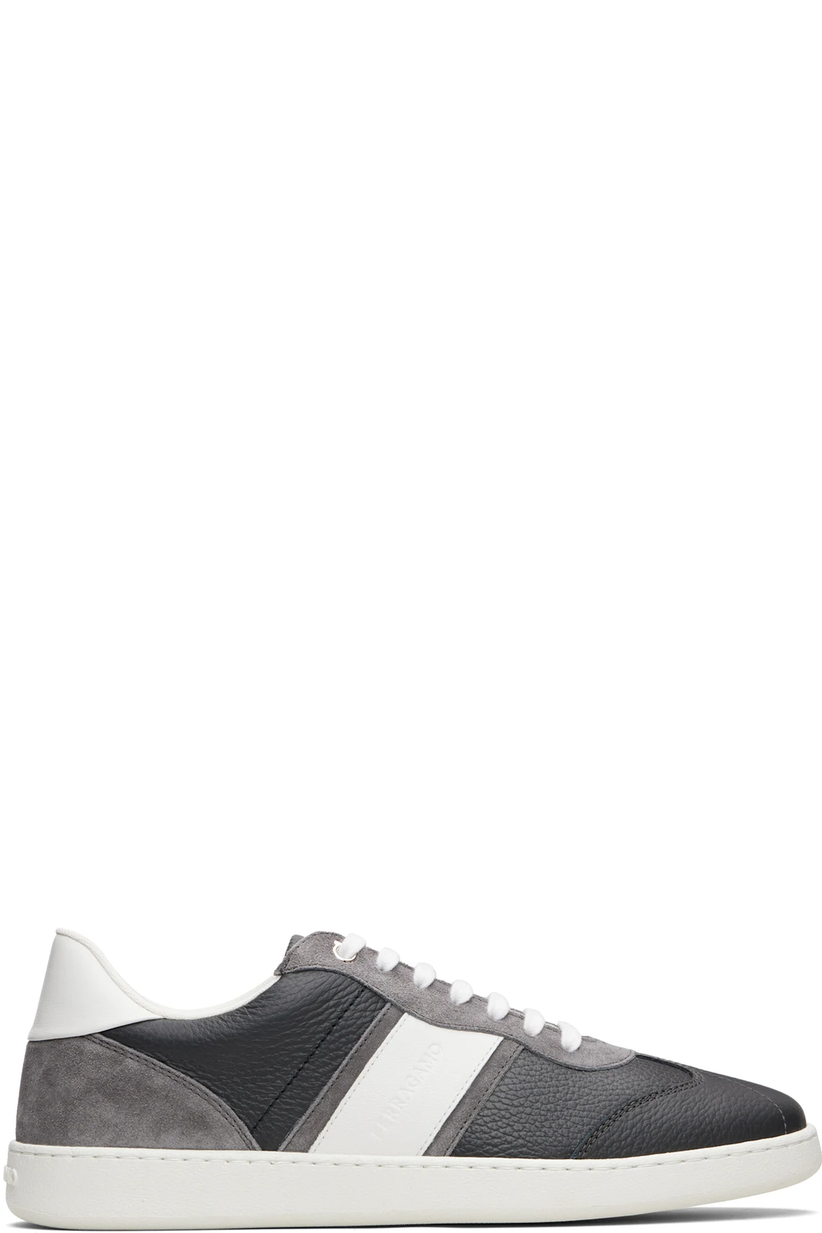 Gray Signature Low-Top Sneakers