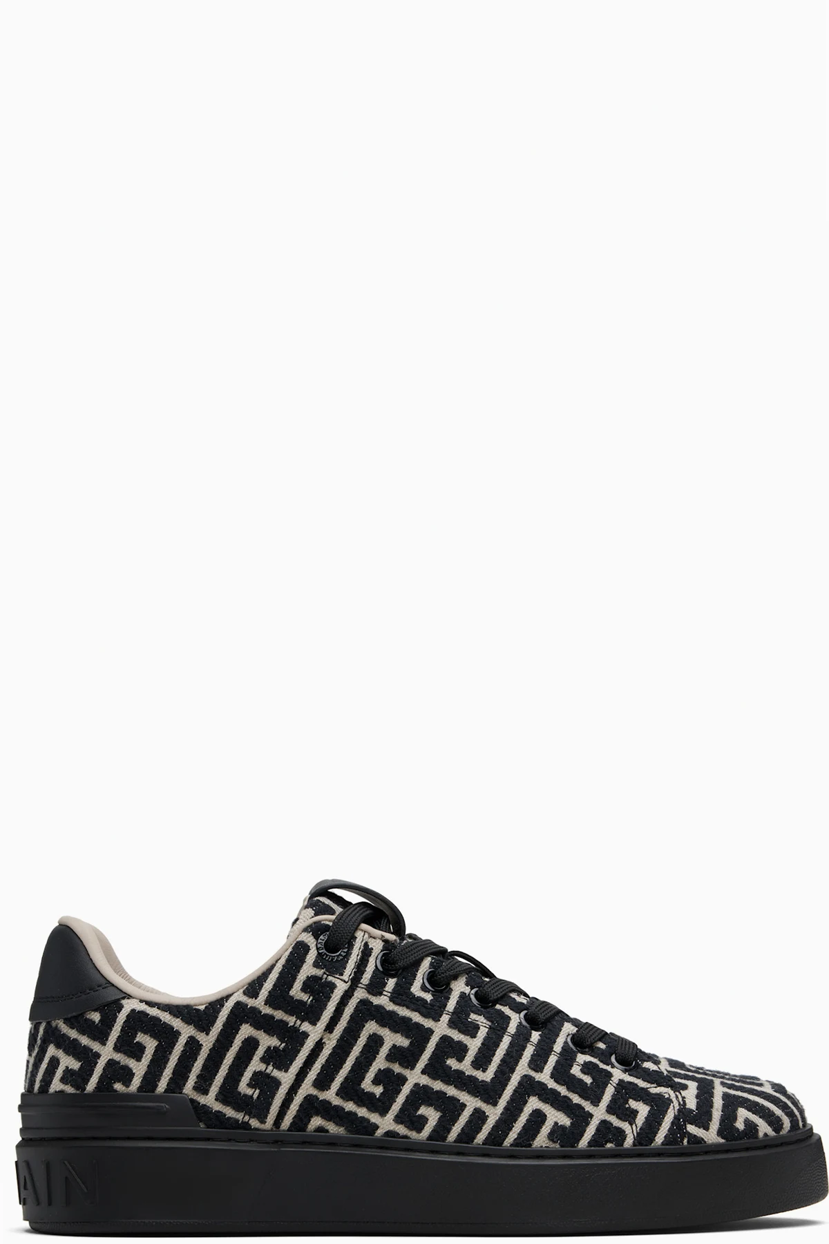 Black B-Court Monogram Sneakers