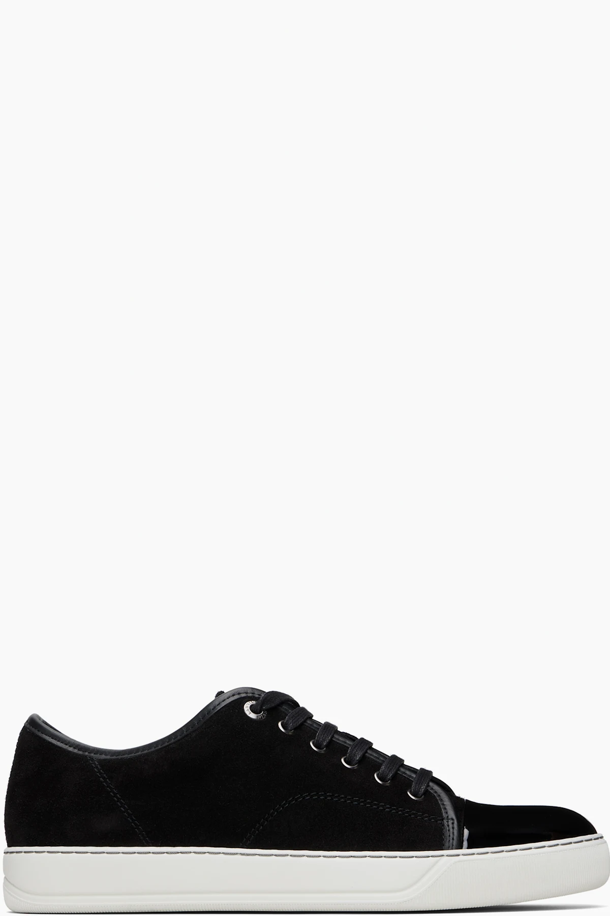 Black DBB1 Suede & Patent Leather Sneakers
