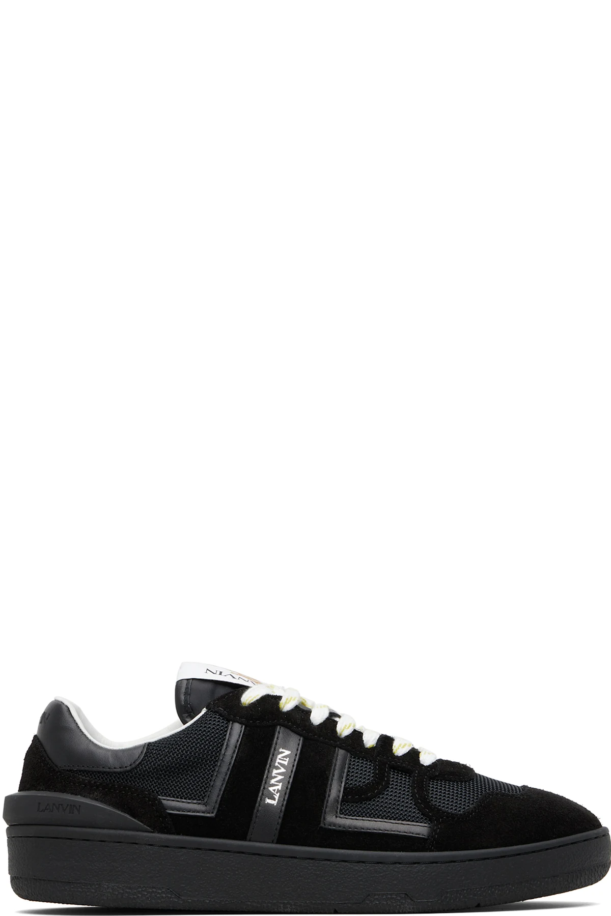 Black Clay Mesh Sneakers