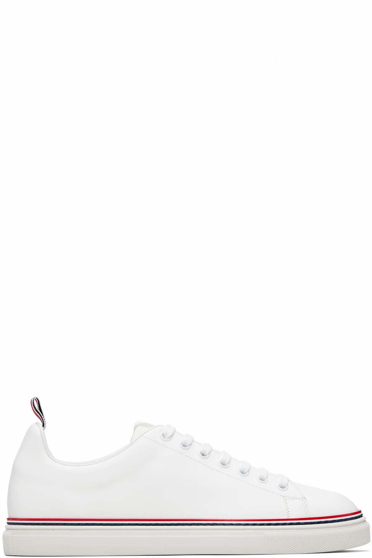 White Vitello Calf Tennis Sneakers