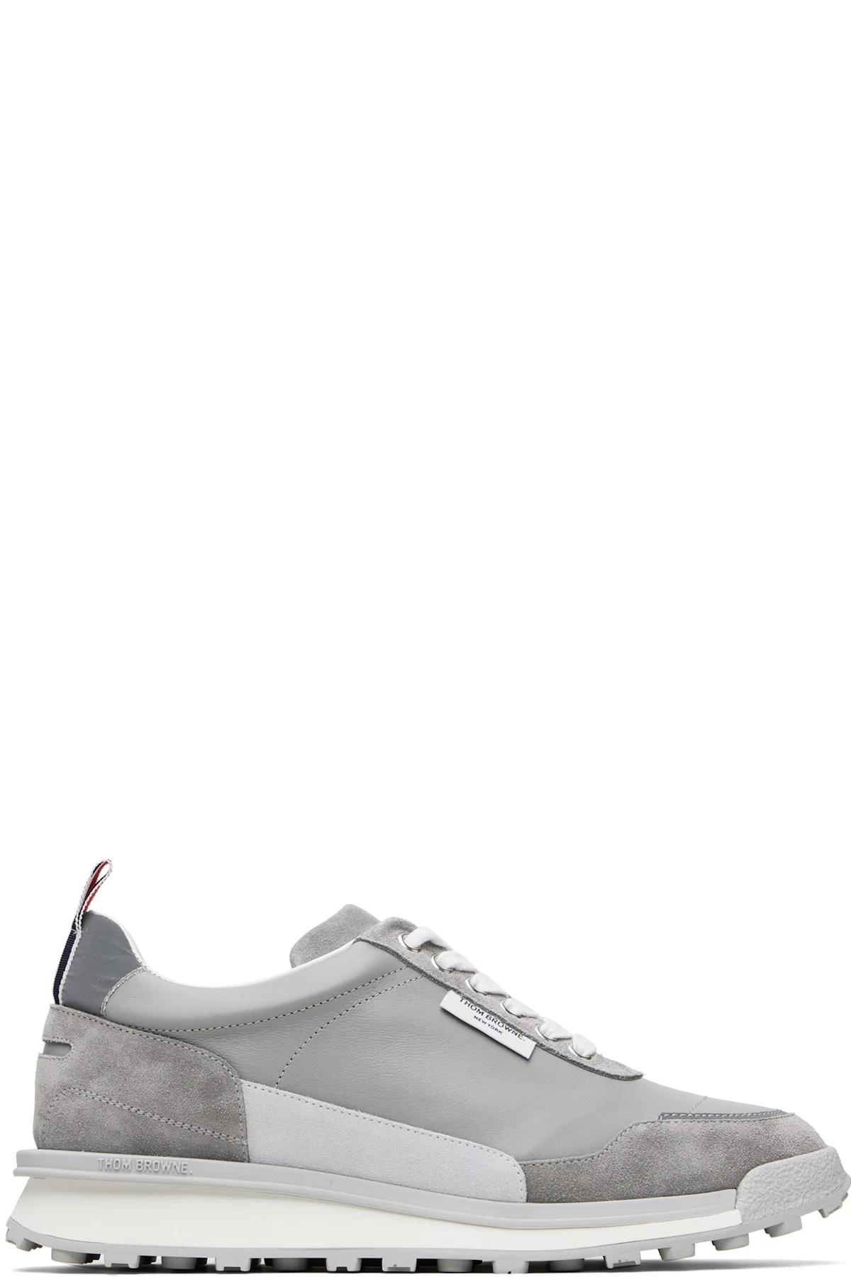 Gray Vitello Calf Alumni Sneakers