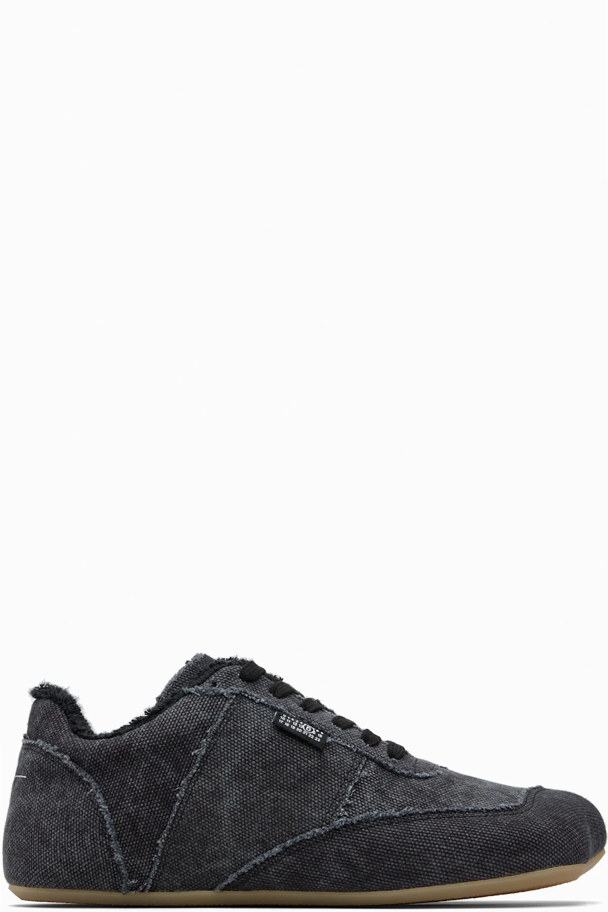 Black Anatomic Canvas Sneakers