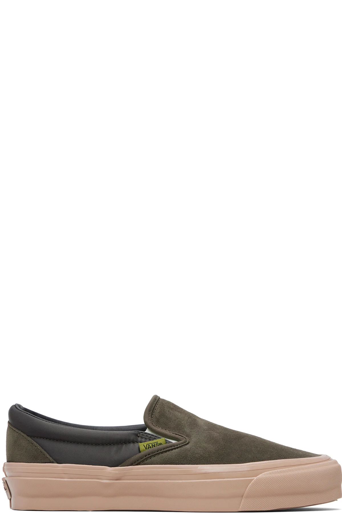 Brown Premium Classic Slip-On Sneakers