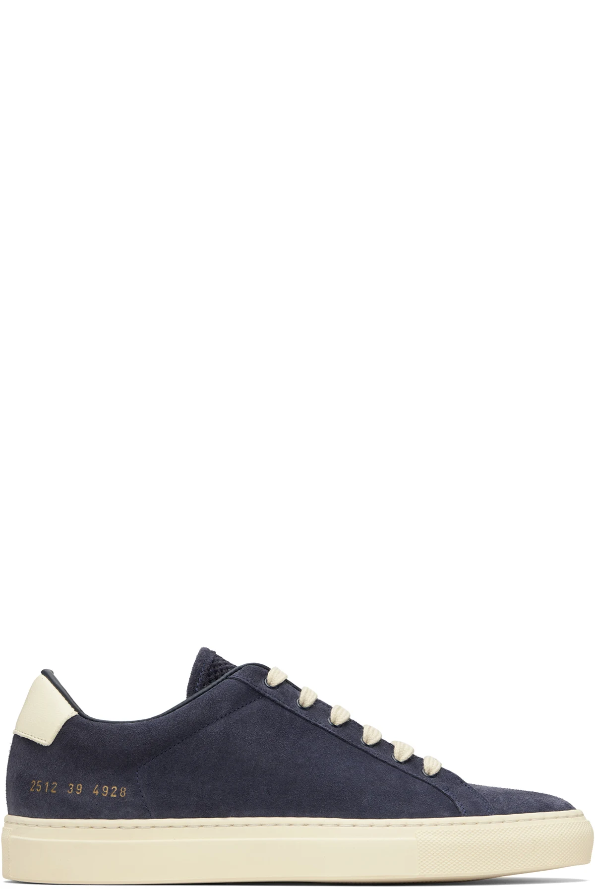 Navy Oiled Suede Retro Vintage Sneakers