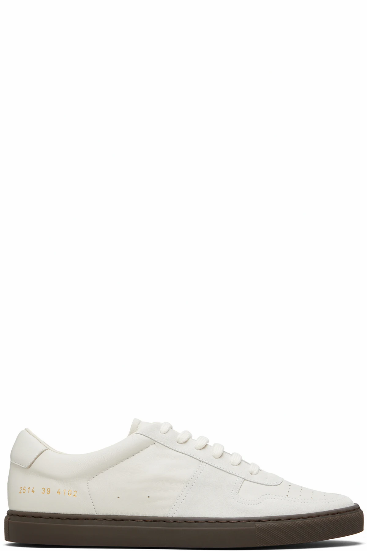 Off-White BBall Slim Gum Brown Sole Sneakers