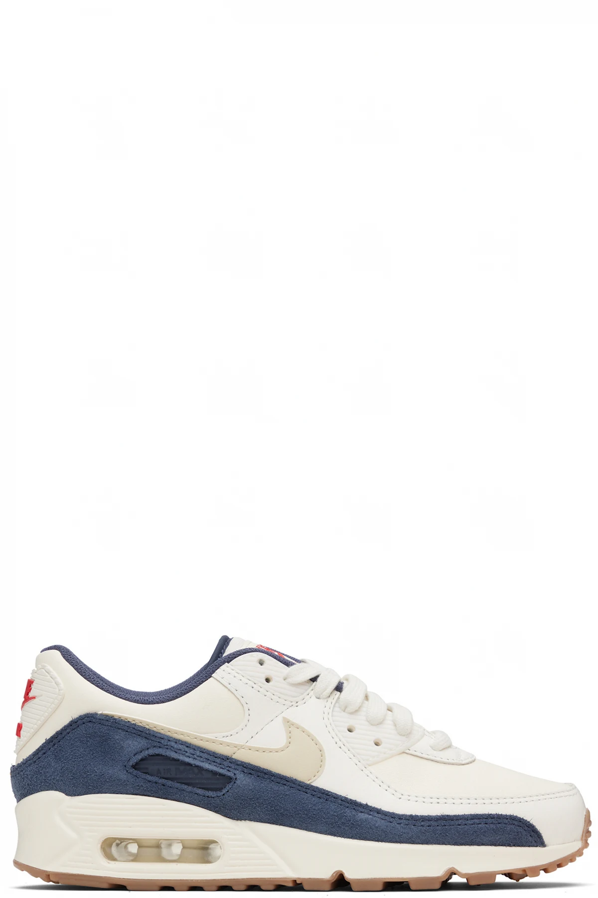 White & Blue Air Max 90 PRM Sneakers