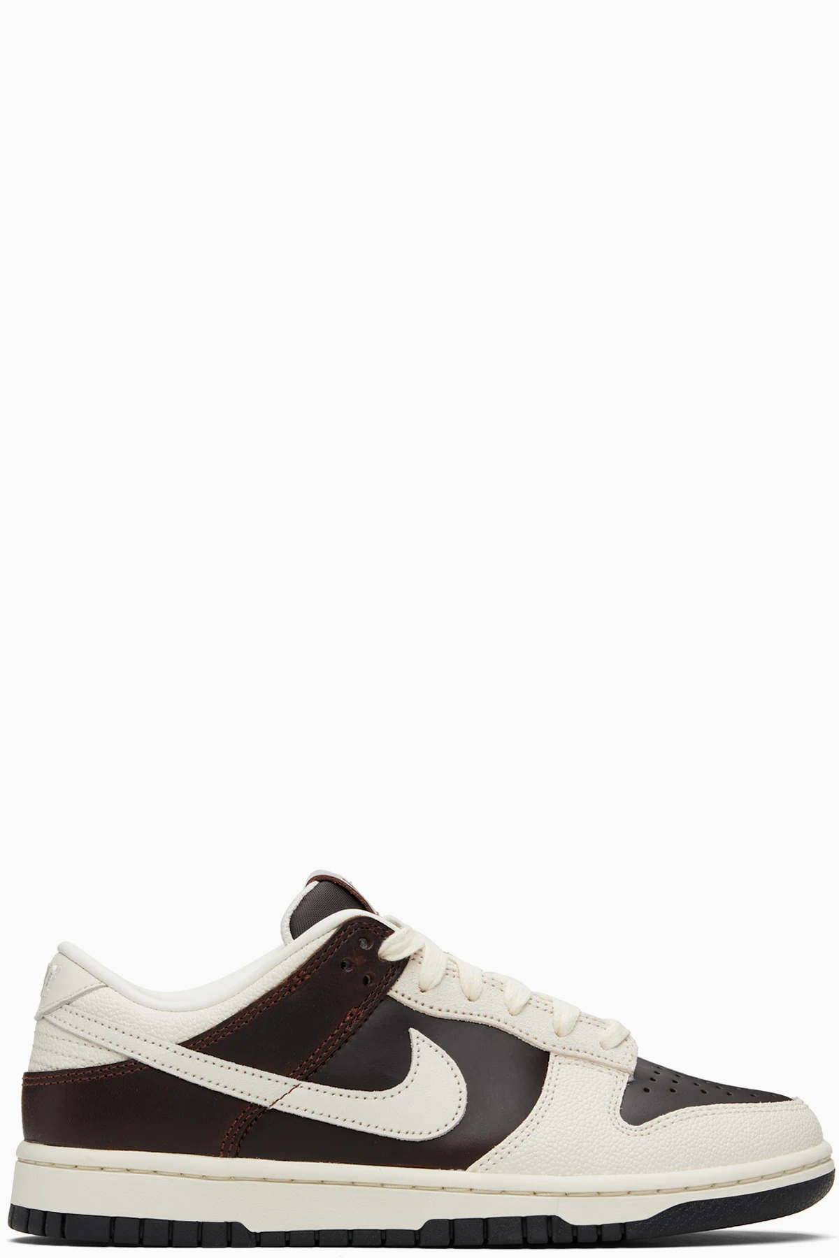Brown & Off White Dunk Low Retro Sneakers