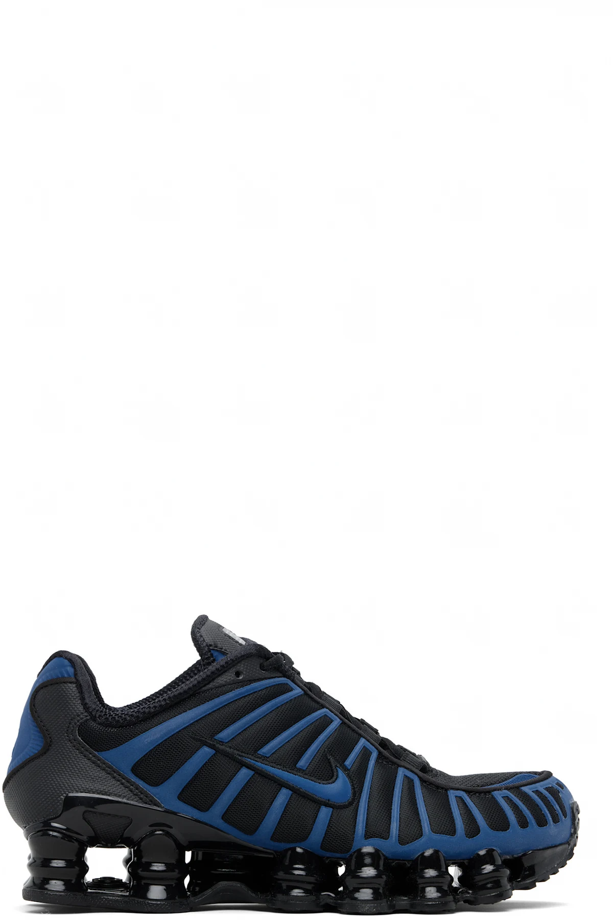 Black & Navy Shox TL Sneakers