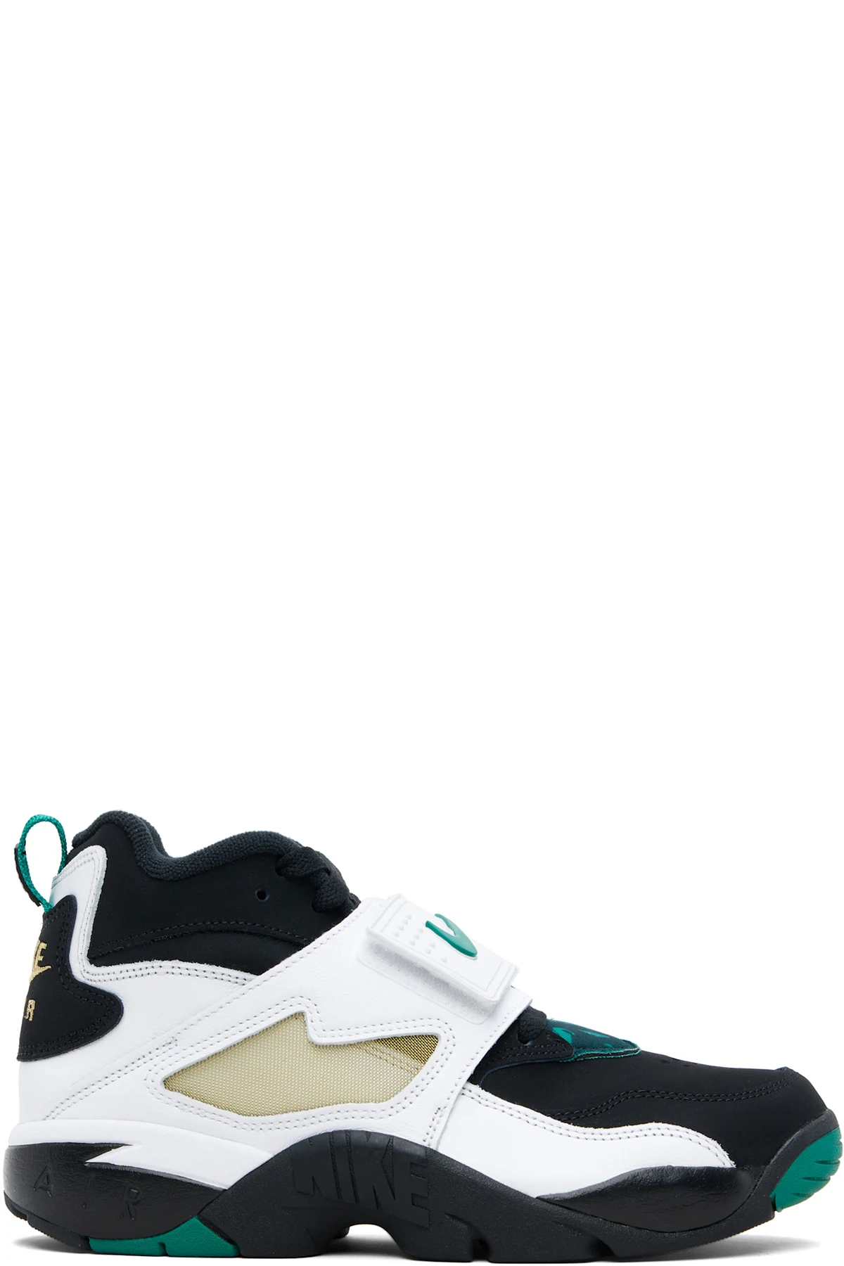 White & Black Air Diamond Turf Sneakers