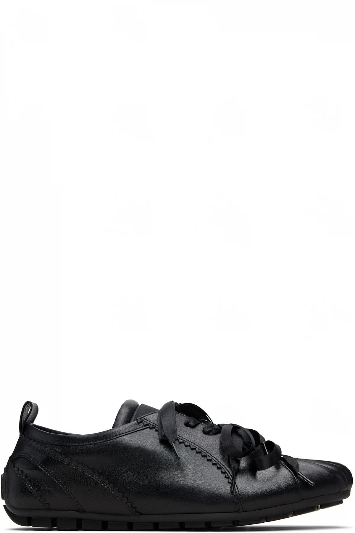 Black Ballerina Grip Sneakers