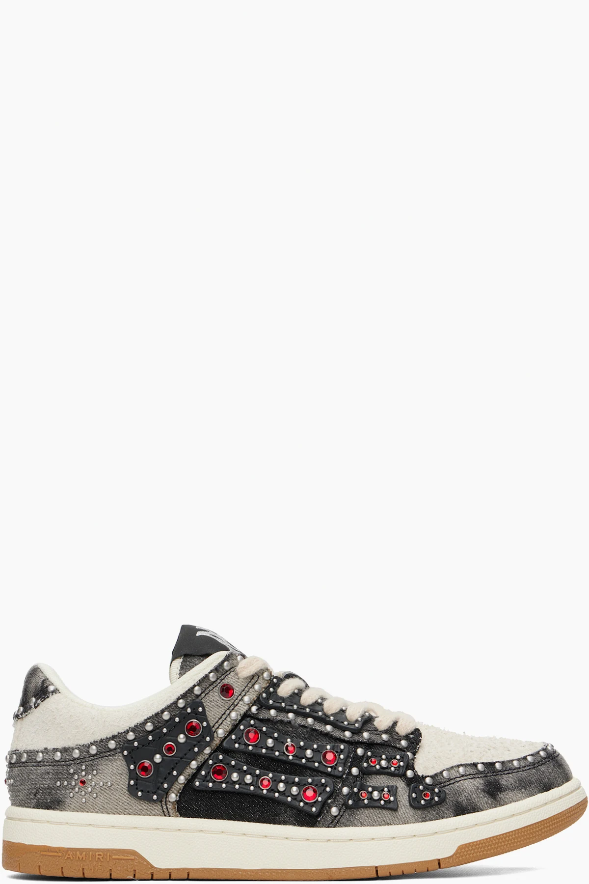 Black Stud Skel Top Low Sneakers