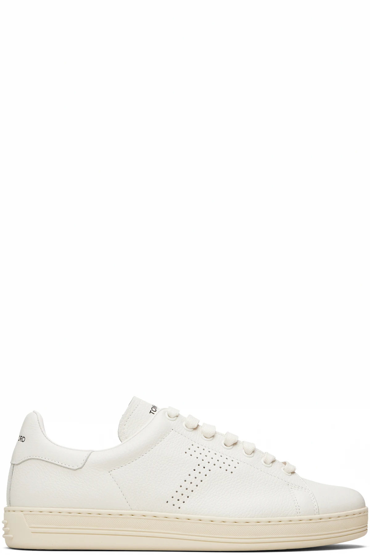 White Grain Leather Warwick Sneakers