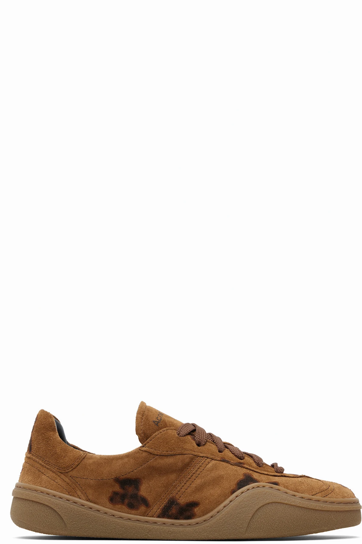 Brown Lace-Up Sneakers