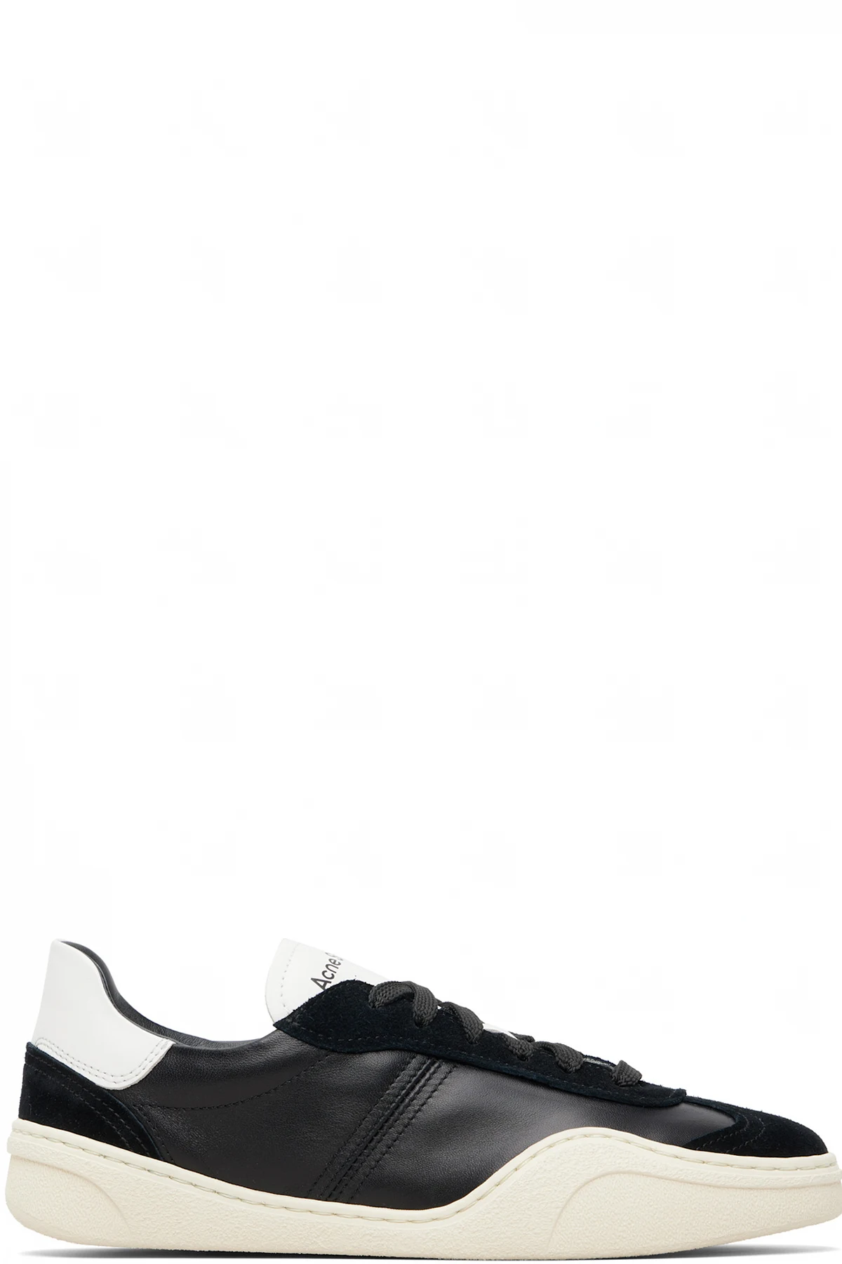 Black Leather Sneakers