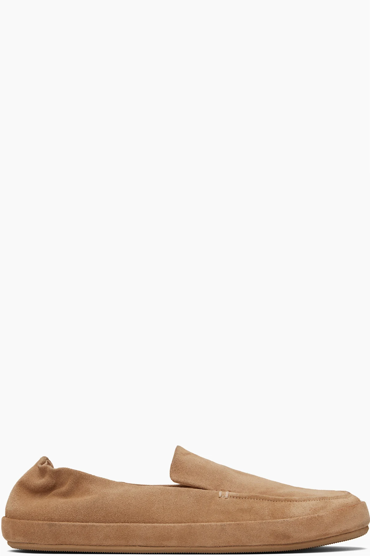 Tan Scatopelle Suede Loafers