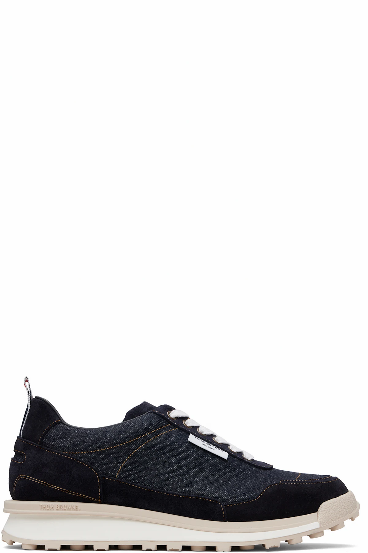 Navy Selvedge Denim Tech Runner Alumni Sneakers