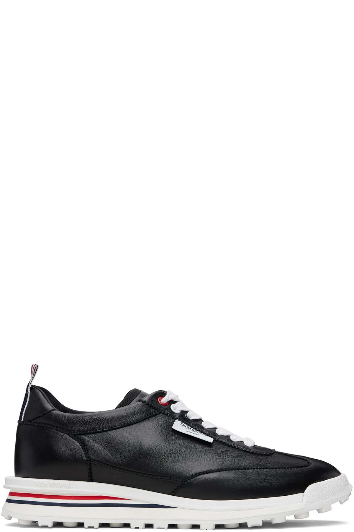 Black Soft Nappa RWB Tech Runner Sneakers