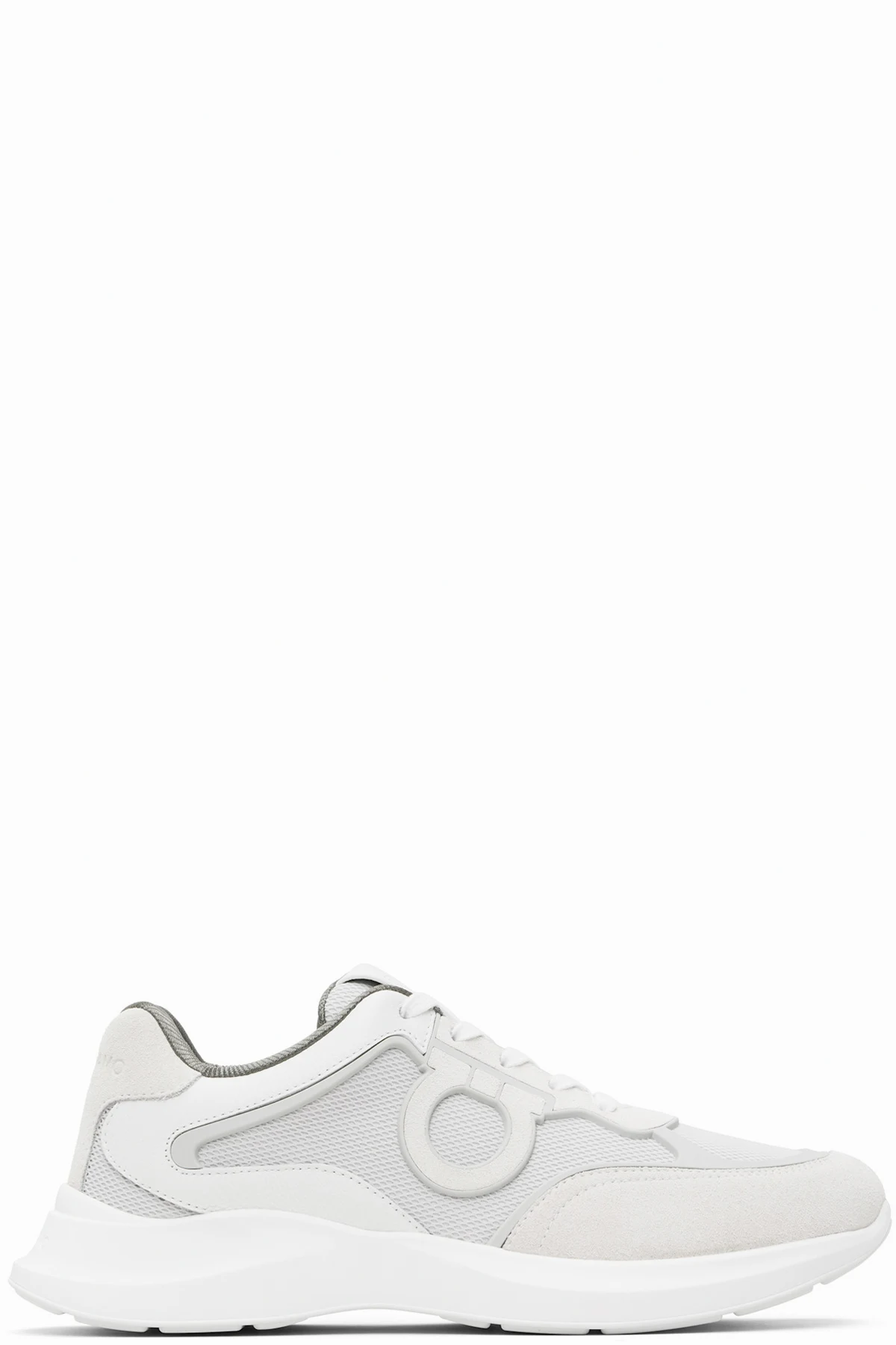 White & Gray Bay Sneakers