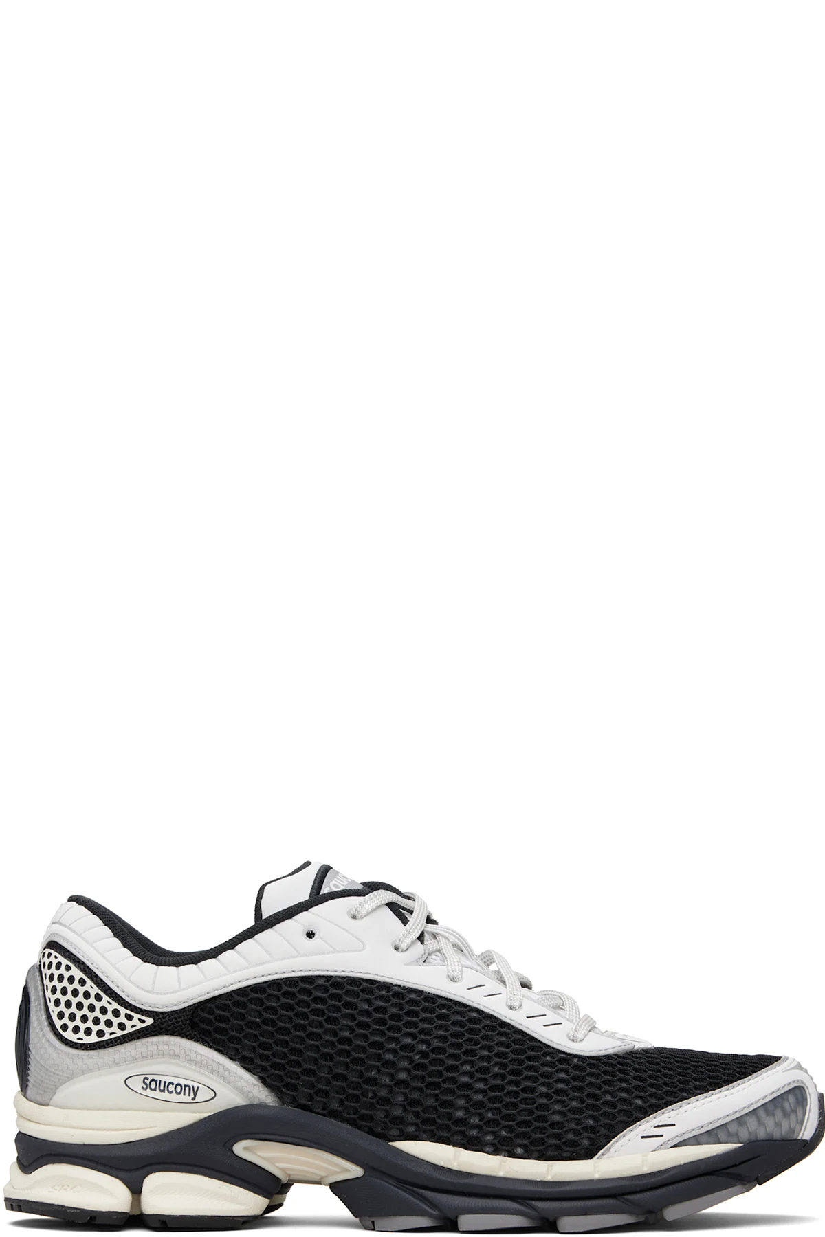 White & Black ProGrid Paramount Sneakers