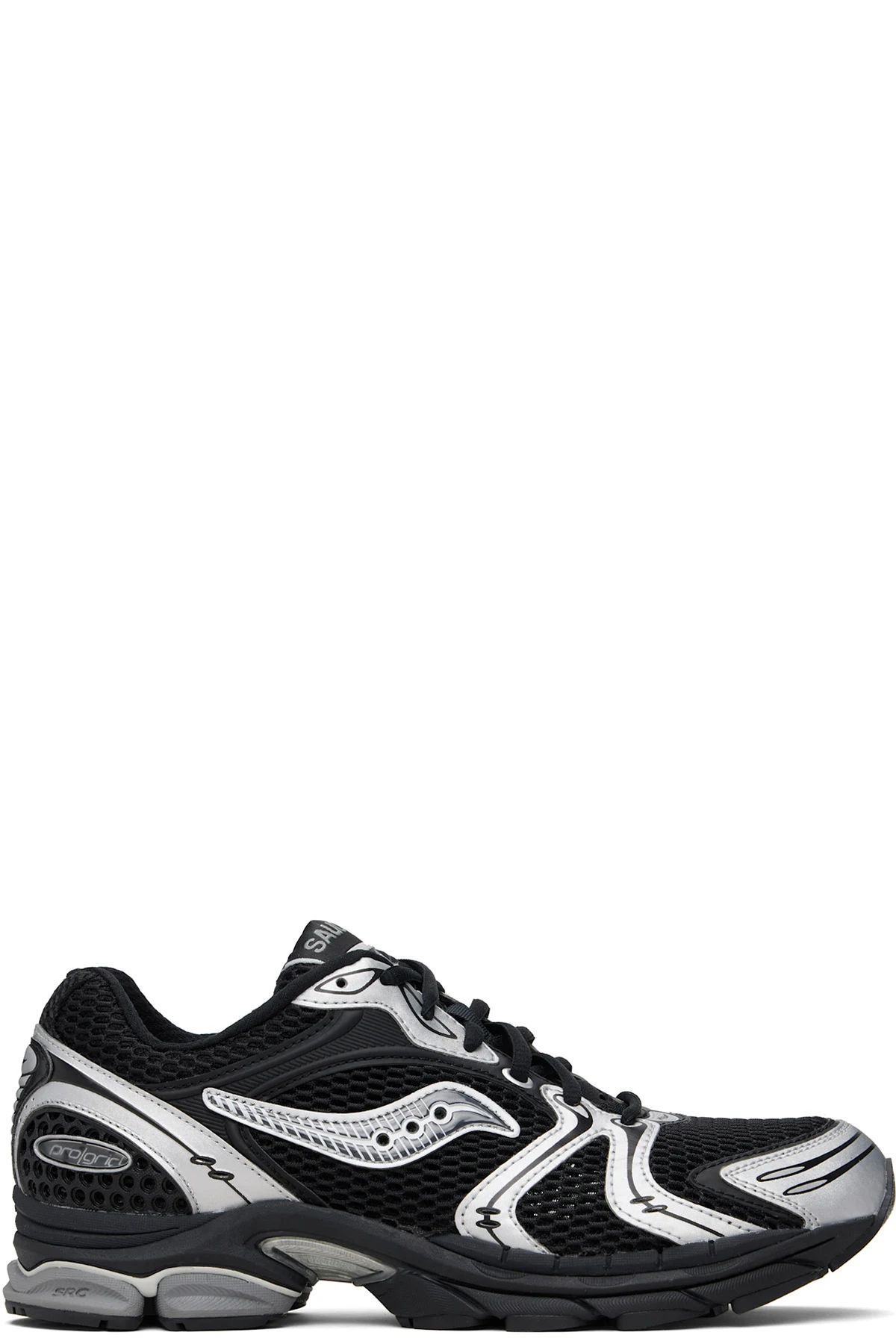 Black & Silver ProGrid Triumph 4 Sneakers
